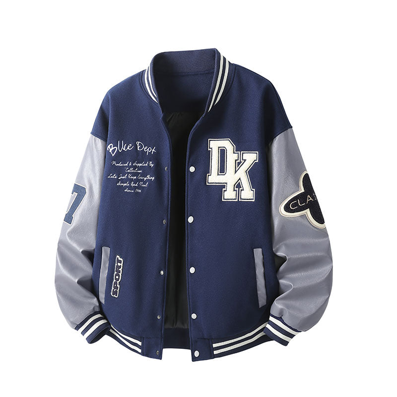 Men's Baseball-style Bomber Jacket