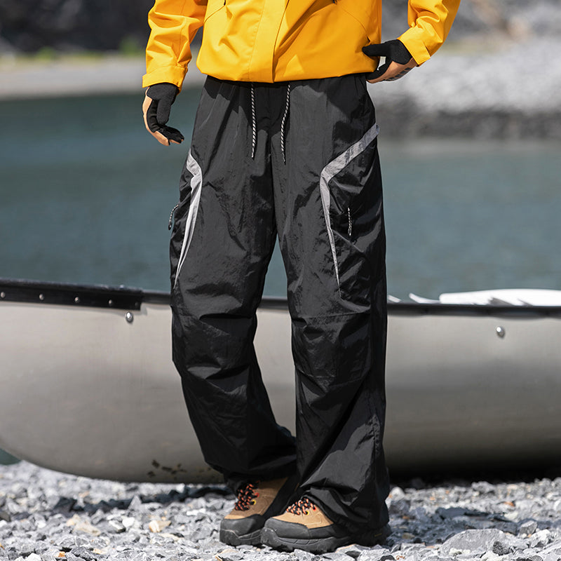 Men's Urban Outdoor Techwear Pants – Water-Repellent, Anti-Static, Loose Fit Cargo Style