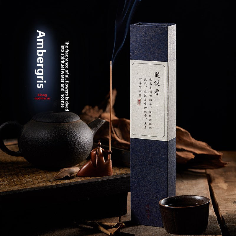 Authentic ambergris incense incense agarwood incense home study incense sandalwood pan incense office drinking tea comfortable aromatherapy