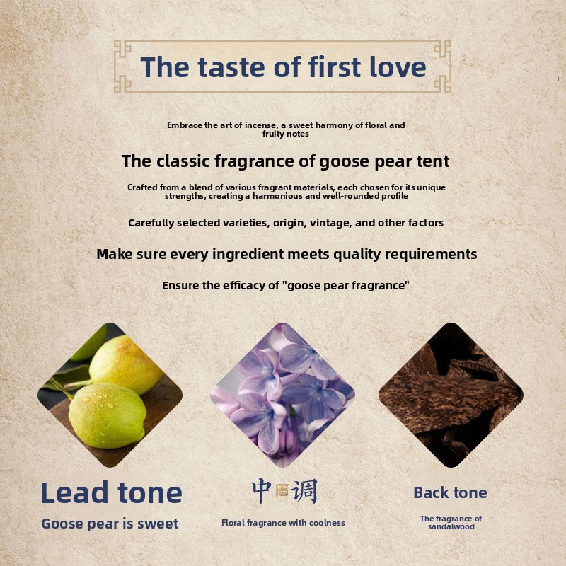 Pak Chi Pear Tent Incense Sandalwood Incense Home Indoor Bedroom Incense Agarwood Yoga Aromatherapy Pan Incense