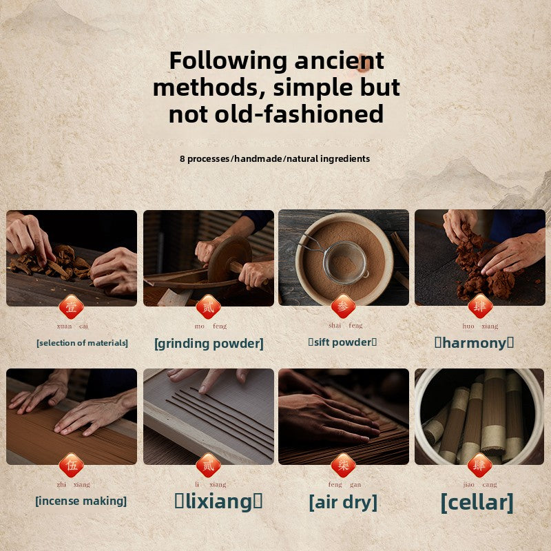 Authentic ambergris incense incense agarwood incense home study incense sandalwood pan incense office drinking tea comfortable aromatherapy