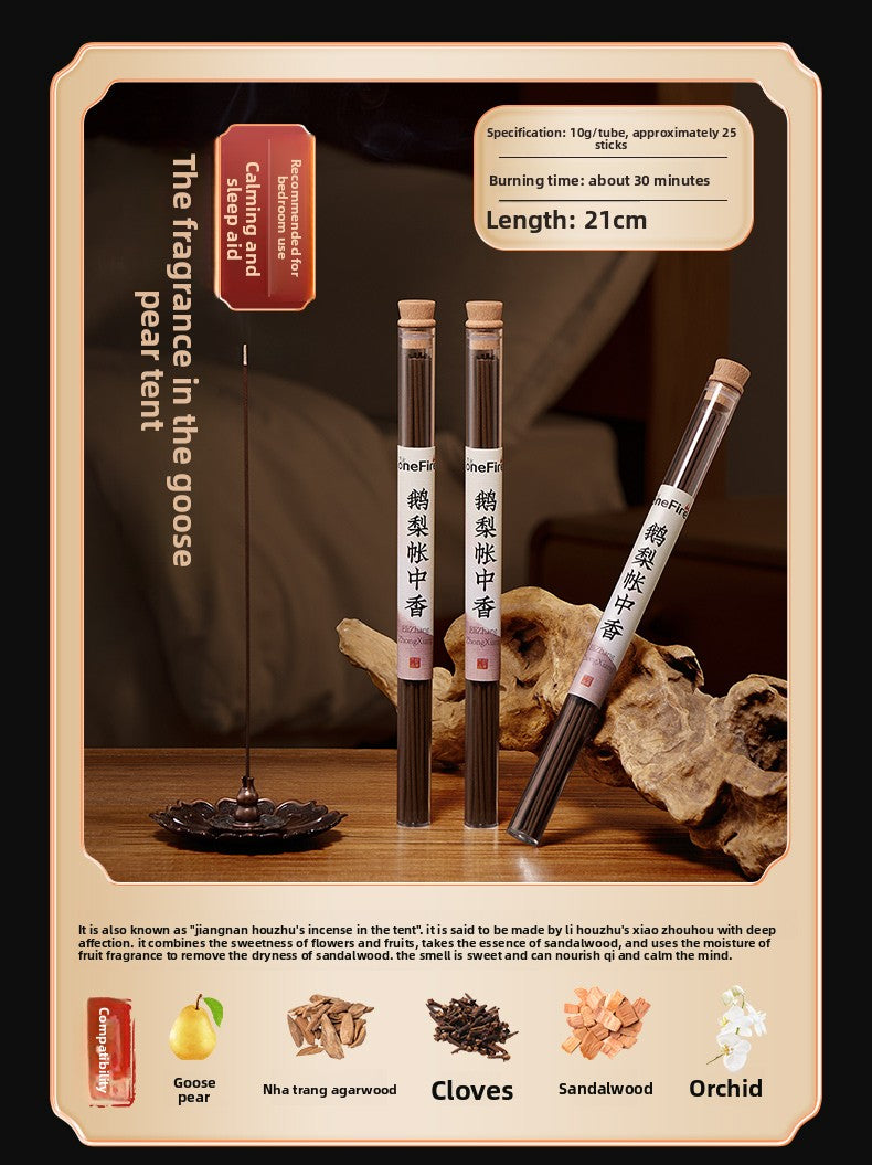 Line Sandalwood Household Indoor Incense Natural Lasting Aromatherapy Pear Tent Fragrant Nha Trang Agarwood Osmanthus Fragrant Wormwood